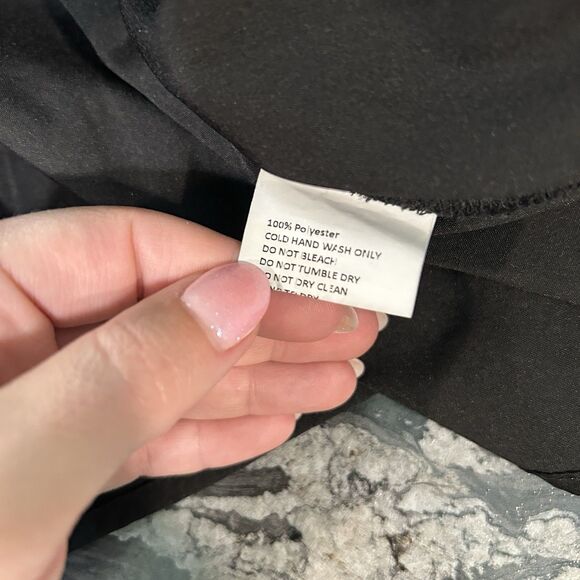 Petal And Pup Womens Top Small Floral Lined Dark Fairy Business Casual Sheer Slv - Picture 9 of 11